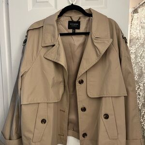Banana Republic Beige Double-Breasted Coat